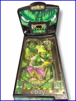 2003 Marvel Incredible Hulk Electronic With Legs /Tabletop Pinball Machine