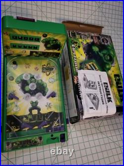 2003 Marvel The Incredible Hulk Electronic Pinball Machine Rare