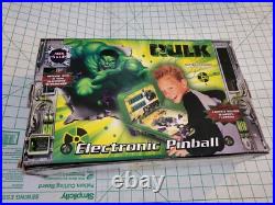 2003 Marvel The Incredible Hulk Electronic Pinball Machine Rare