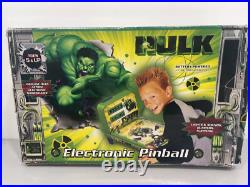 2003 Marvel The Incredible Hulk Electronic Pinball Machine Rare