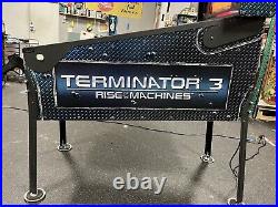 2003 Terminator 3 Pinball Machine Rise Of The Machines Stern Leds Prof Techs