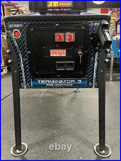 2003 Terminator 3 Pinball Machine Rise Of The Machines Stern Leds Prof Techs