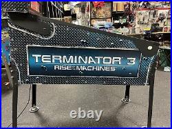 2003 Terminator 3 Pinball Machine Rise Of The Machines Stern Leds Prof Techs