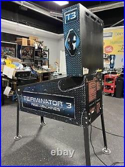 2003 Terminator 3 Pinball Machine Rise Of The Machines Stern Leds Prof Techs