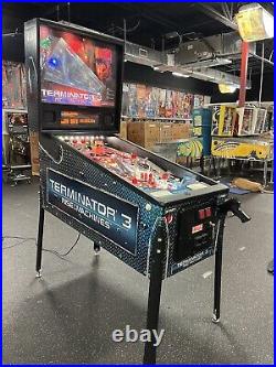 2003 Terminator 3 Pinball Machine Rise Of The Machines Stern Leds Prof Techs