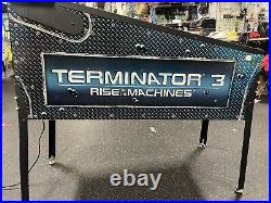 2003 Terminator 3 Pinball Machine Rise Of The Machines Stern Leds Prof Techs