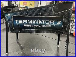 2003 Terminator 3 Pinball Machine Rise Of The Machines Stern Leds Prof Techs