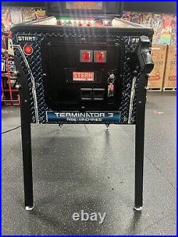 2003 Terminator 3 Pinball Machine Rise Of The Machines Stern Leds Prof Techs