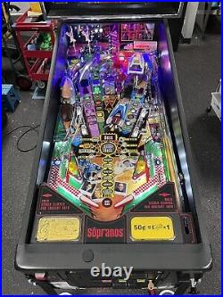 2005 Sopranos Pinball Machine Fully Restored New Decals Stunning Example Leds