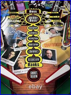 2005 Sopranos Pinball Machine Fully Restored New Decals Stunning Example Leds