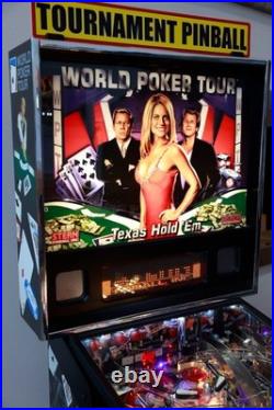 2006 Stern WORLD POKER TOUR PINBALL MACHINE Collectors Dream Come True