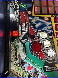 2006 World Poker Tour Pinball Machine Stern Leds Prof Techs Tons Of Drop Target