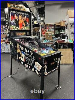 2006 World Poker Tour Pinball Machine Stern Leds Prof Techs Tons Of Drop Target