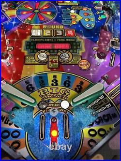 2007 Stern Wheel Of Fortune Pinball Machine Leds Prof Techs Topper Pat Sajak