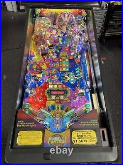 2007 Stern Wheel Of Fortune Pinball Machine Leds Prof Techs Topper Pat Sajak