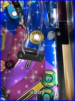 2007 Stern Wheel Of Fortune Pinball Machine Leds Prof Techs Topper Pat Sajak