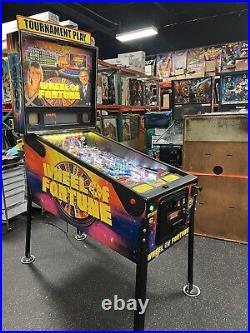 2007 Stern Wheel Of Fortune Pinball Machine Leds Prof Techs Topper Pat Sajak