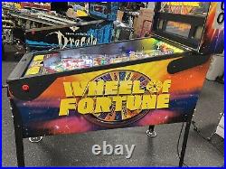 2007 Stern Wheel Of Fortune Pinball Machine Leds Prof Techs Topper Pat Sajak