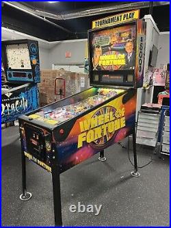 2007 Stern Wheel Of Fortune Pinball Machine Leds Prof Techs Topper Pat Sajak