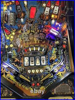 2015 Metallica Pinball Machine Prof Techs Leds Plays Great