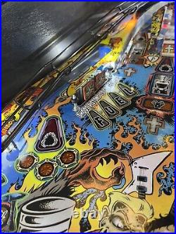 2015 Metallica Pinball Machine Prof Techs Leds Plays Great