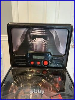 2015 Star Wars The Force Awakens Kylo Ren Standing Pinball Machine VERY RARE