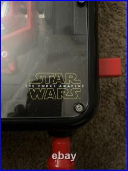 2015 Star Wars The Force Awakens Kylo Ren Standing Pinball Machine VERY RARE