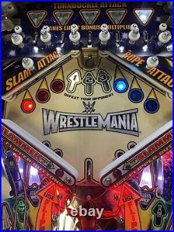 2015 Wrestlemania Pro Pinball Machine Stern Dlr Plays Stern Techs Wwe John Cena