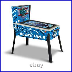 3/4 Scale Electronic Digital Pinball Machine Black Hole