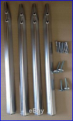 31 Chrome leg set for GOTTLIEB Pinball machines with bolts & levellers