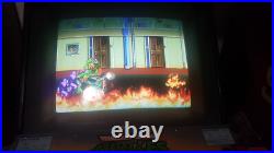 4 Player TEENAGE MUTANT NINJA TURTLES ARCADE MACHINE 1991 CoinOP CRT WORKS