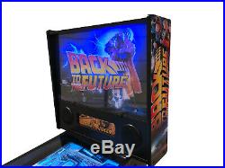 4K Back To The Future Full Size Virtual Pinball Machine with Backglass Monitor