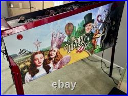 75th Anniversary Wizard of oz Ruby Red Edition Pinball Machine