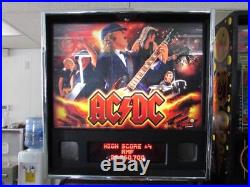 AC/DC Pinball Stern Arcade Machine. Nice. Free Shipping. Led Kit Installed