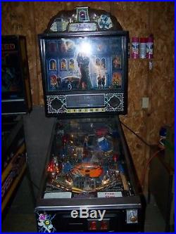 ADDAMS FAMILY Pinball Machine Collectors Item, signed by Pat Lawlor