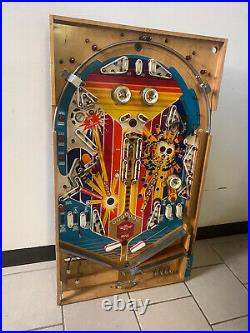 AIRBORNE AVENGER by ATARI 1977 Pinball PLAYFIELD (POPULATED)