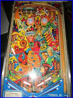 AMAZING SPIDERMAN Pinball Machine GOTTLIEB 1980 (Custom LED & Excellent)
