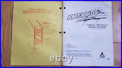 ASTEROIDS ARCADE MACHINE by ATARI 1979 (Excellent Condition) RARE withmanuals