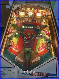 Acrylic, See-through Pinball Machine Super Soccer (Gottlieb, 1975)