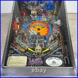 Addams Family Pinball Machine Bally 1991 LEDS Free Ship Orange County Pinballs