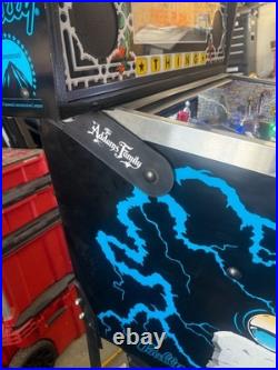 Addams Family Pinball Machine. Insane restoration! New playfield