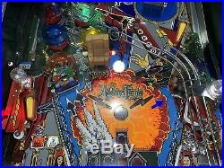 Addams Family Pinball Machine Williams Coin Op Arcade LED Free Shipping