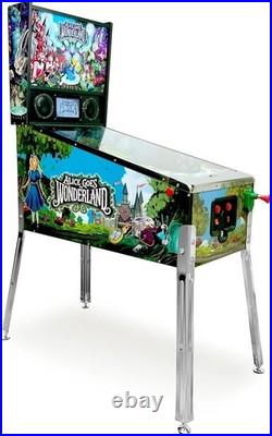 Alice Goes to Wonderland Pinball Machine with LED Lighting