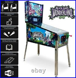 Alice Goes to Wonderland Pinball Machine with LED Lighting