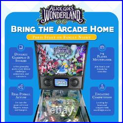 Alice Goes to Wonderland Pinball Machine with LED Lighting