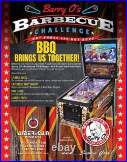 American Pinball Barry O's BBQ Pinball Machine Classic Edition American Pinball Barry O's BBQ Pinball Machine Classic Edition