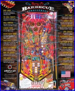 American Pinball Barry O's BBQ Pinball Machine Classic Edition American Pinball Barry O's BBQ Pinball Machine Classic Edition