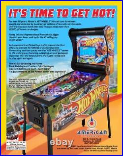 American Pinball Hot Wheels Pinball Machine Classic Edition