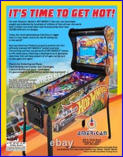 American Pinball Hot Wheels Pinball Machine Classic Edition