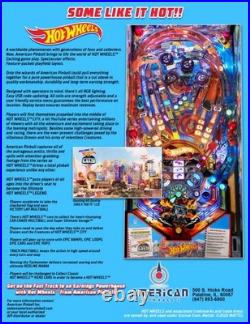 American Pinball Hot Wheels Pinball Machine Classic Edition